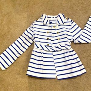 Janie and Jack Striped Coat